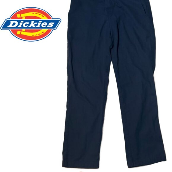 Dickies FLEX Slim Taper Work Pants Navy 32x32 Workwear Streetwear - Picture 4 of 12